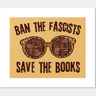 Ban The Fascists Save The Books Posters and Art